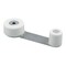 Prime-Line Door Stop w/ Door Retainer on Pivoting Arm, White, w/Adhesive Back, For 1-3/4 in. Thick Door U 101112 - alternate 1